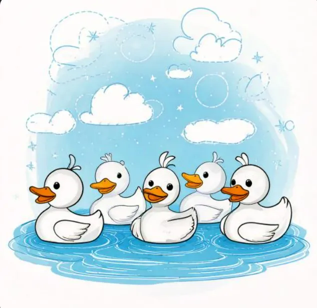 100 Easy Cute Duck Drawing Ideas